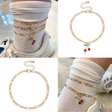 Load image into Gallery viewer, Gold Chain Ankle Bracelet
